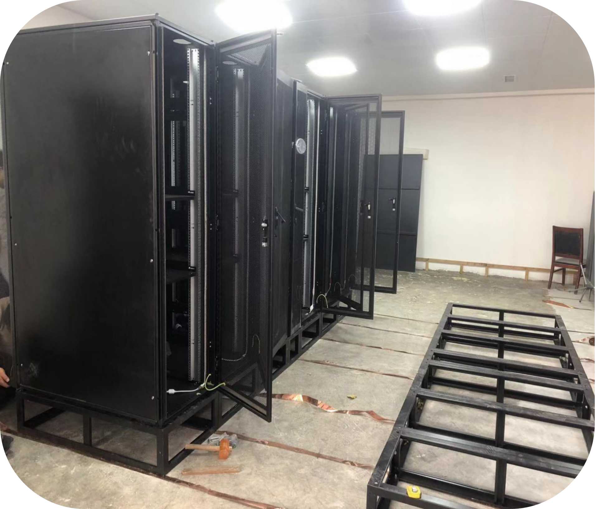 模块化冷通道安装