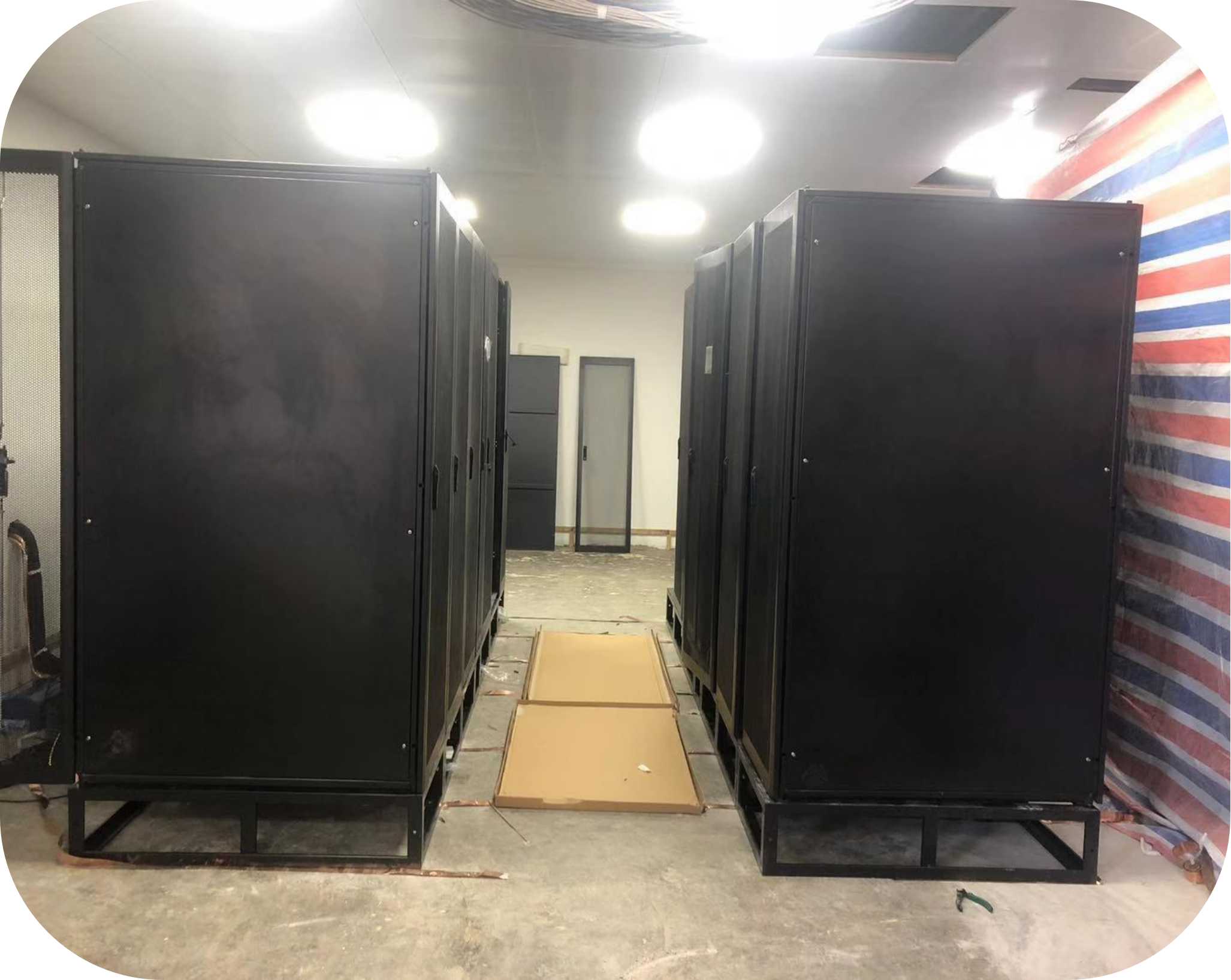 模块化冷通道安装